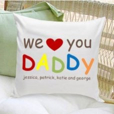JDS Personalized Gifts Personalized Gift Parent Cotton Throw Pillow JMSI1991